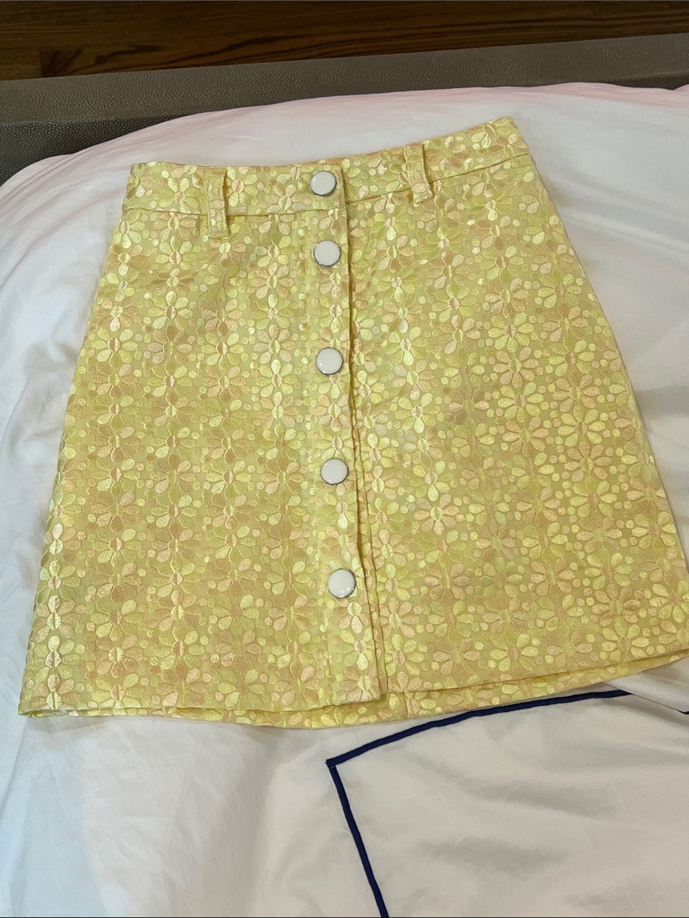 STAUD Vallis Skirt in Sun Bleached Floral Size 0. New With Tags